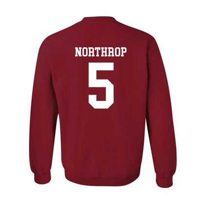 WSU - NCAA Baseball : Kyler Northrop - Classic Fashion Shersey Crewneck Sweatshirt-1