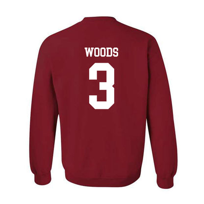 WSU - NCAA Football : Maxwell Woods - Classic Fashion Shersey Crewneck Sweatshirt-1