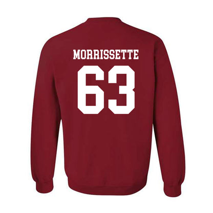 WSU - NCAA Football : Barry Morrissette - Classic Fashion Shersey Crewneck Sweatshirt-1