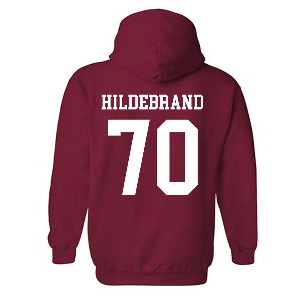 WSU - NCAA Football : Dylan Hildebrand - Classic Fashion Shersey Hooded Sweatshirt-1