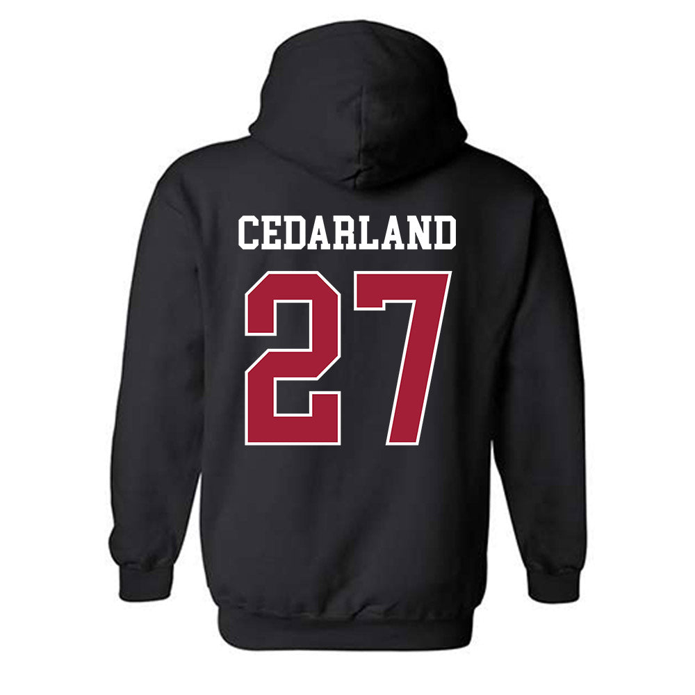 WSU - NCAA Football : Hudson Cedarland - Classic Fashion Shersey Hooded Sweatshirt