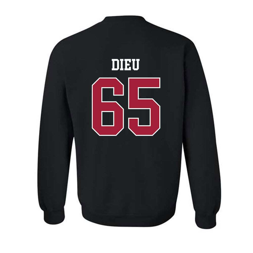 WSU - NCAA Football : Brock Dieu - Classic Fashion Shersey Crewneck Sweatshirt-1