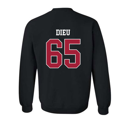 WSU - NCAA Football : Brock Dieu - Classic Fashion Shersey Crewneck Sweatshirt-1