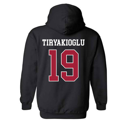 WSU - NCAA Football : Jake Tiryakioglu - Classic Fashion Shersey Hooded Sweatshirt-1