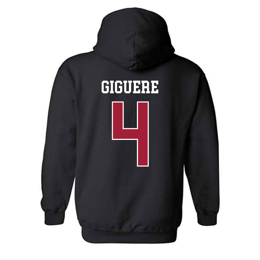 WSU - NCAA Baseball : Alexandre Giguere - Classic Fashion Shersey Hooded Sweatshirt-1