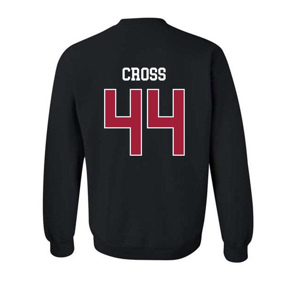 WSU - NCAA Baseball : Brock Cross - Classic Fashion Shersey Crewneck Sweatshirt-1