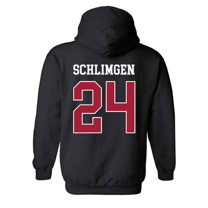 WSU - NCAA Football : Sullivan Schlimgen - Classic Fashion Shersey Hooded Sweatshirt-1