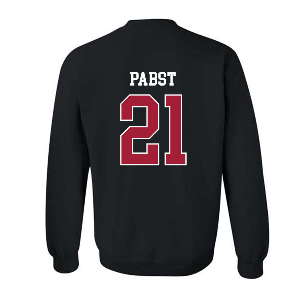 WSU - NCAA Football : Carter Pabst - Classic Fashion Shersey Crewneck Sweatshirt-1