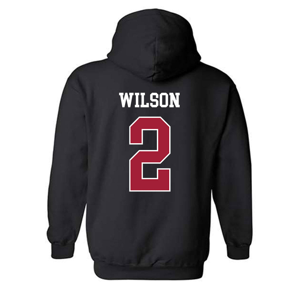 WSU - NCAA Men's Basketball : Marcus Wilson - Classic Fashion Shersey Hooded Sweatshirt