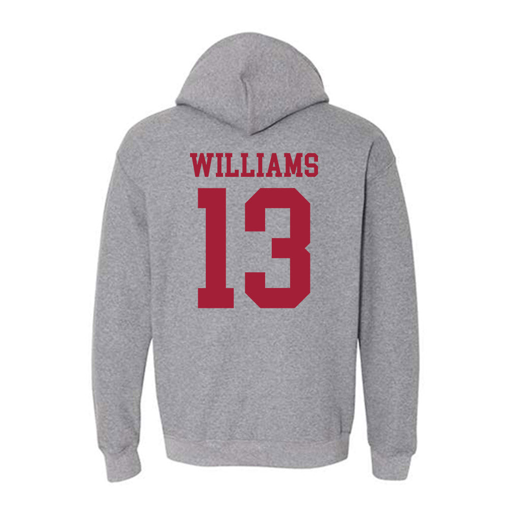 WSU - NCAA Women's Soccer : Jamuna Williams - Classic Fashion Shersey Hooded Sweatshirt-1