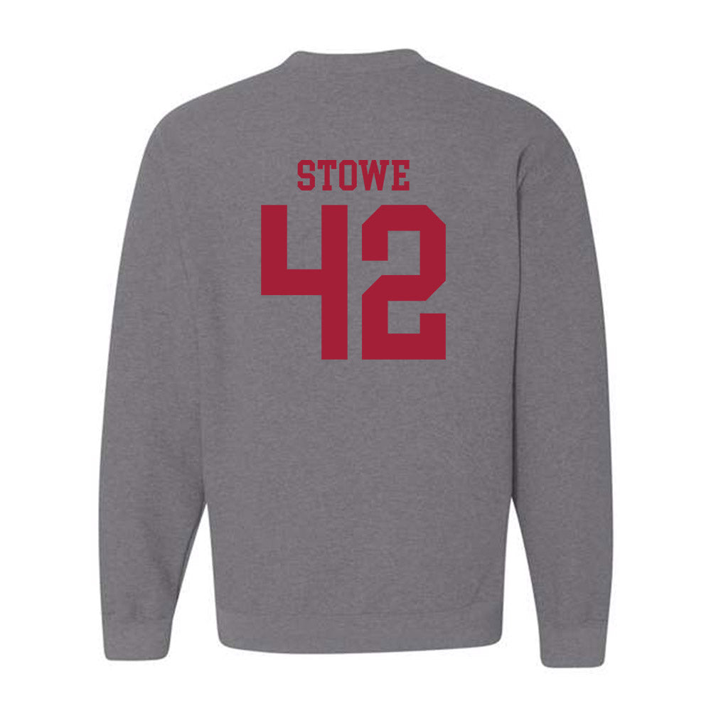 WSU - NCAA Baseball : Trevor Stowe - Classic Fashion Shersey Crewneck Sweatshirt-1