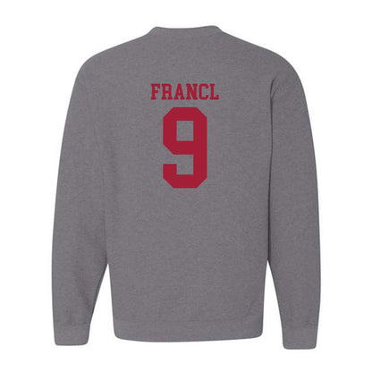 WSU - NCAA Football : Caleb Francl - Classic Fashion Shersey Crewneck Sweatshirt-1