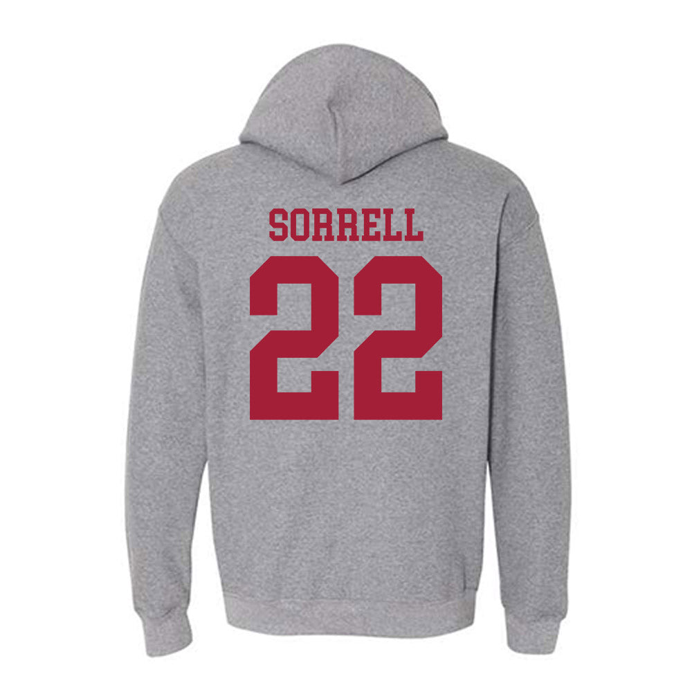 WSU - NCAA Football : Trillion Sorrell - Classic Fashion Shersey Hooded Sweatshirt-1