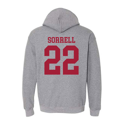 WSU - NCAA Football : Trillion Sorrell - Classic Fashion Shersey Hooded Sweatshirt-1
