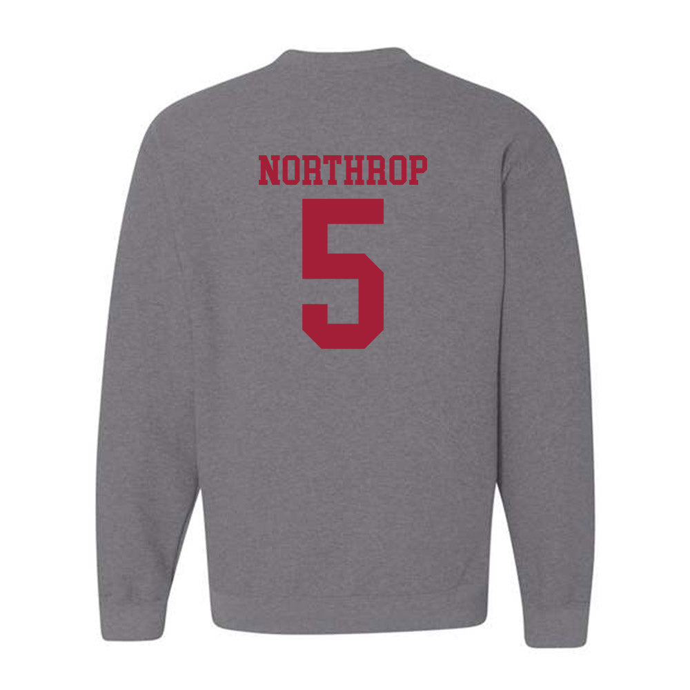 WSU - NCAA Baseball : Kyler Northrop - Classic Fashion Shersey Crewneck Sweatshirt-1