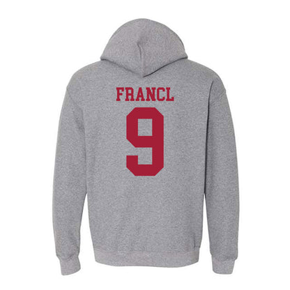 WSU - NCAA Football : Caleb Francl - Classic Fashion Shersey Hooded Sweatshirt-1
