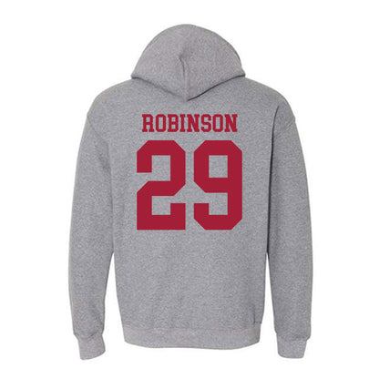 WSU - NCAA Baseball : Jacob Robinson - Classic Fashion Shersey Hooded Sweatshirt