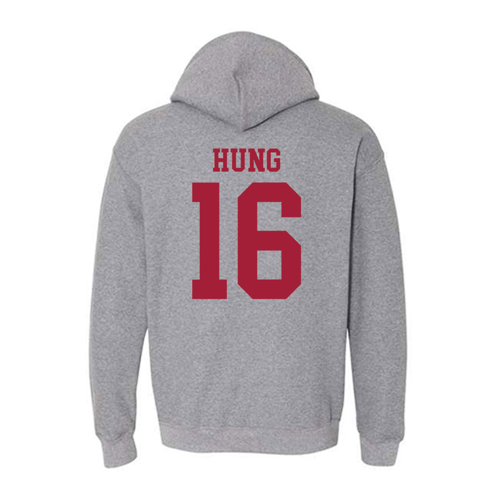 WSU - NCAA Football : Isaiah Hung - Classic Fashion Shersey Hooded Sweatshirt-1