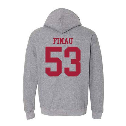 WSU - NCAA Football : Soni Finau - Classic Fashion Shersey Hooded Sweatshirt-1