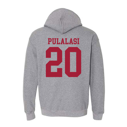 WSU - NCAA Football : Leo Pulalasi - Classic Fashion Shersey Hooded Sweatshirt