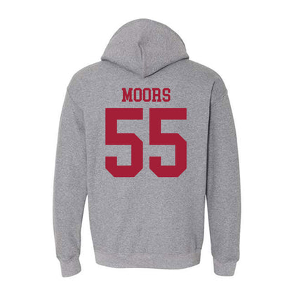 WSU - NCAA Football : Hyrum Moors - Classic Fashion Shersey Hooded Sweatshirt