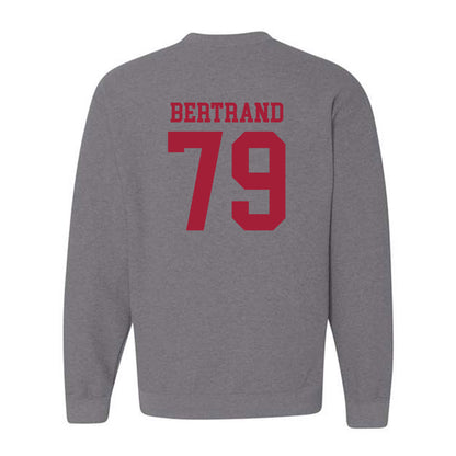 WSU - NCAA Football : Turner Bertrand - Classic Fashion Shersey Crewneck Sweatshirt-1