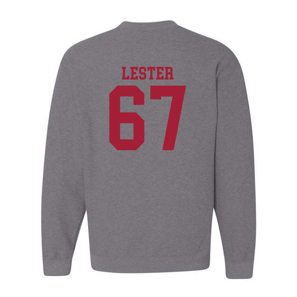 WSU - NCAA Football : Jonny Lester - Classic Fashion Shersey Crewneck Sweatshirt-1