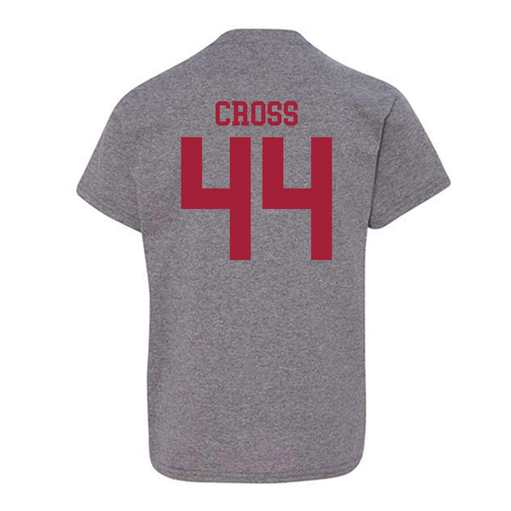 WSU - NCAA Baseball : Brock Cross - Classic Fashion Shersey Youth T-Shirt-1
