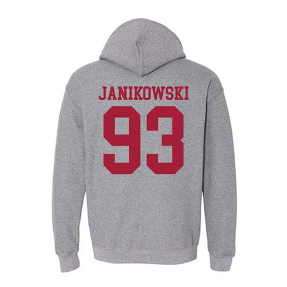 WSU - NCAA Football : Jack Janikowski - Classic Fashion Shersey Hooded Sweatshirt-1