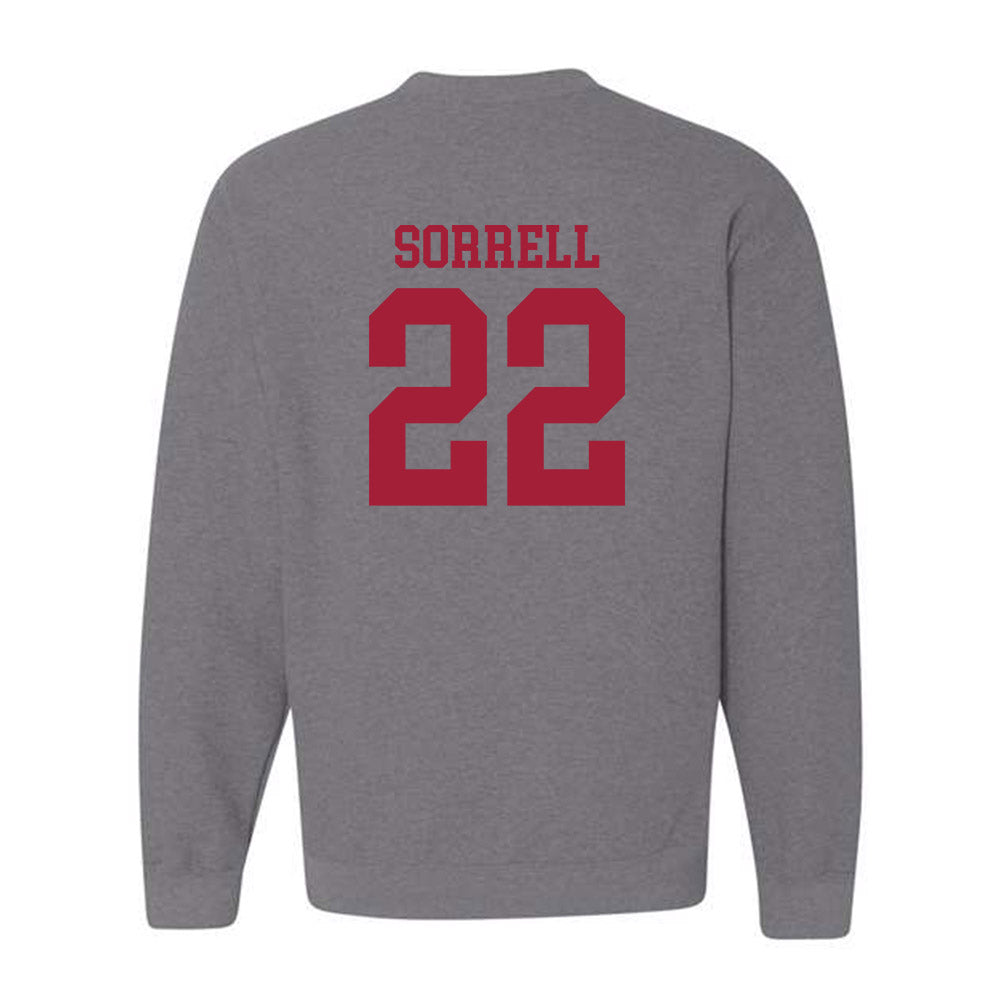 WSU - NCAA Football : Trillion Sorrell - Classic Fashion Shersey Crewneck Sweatshirt-1