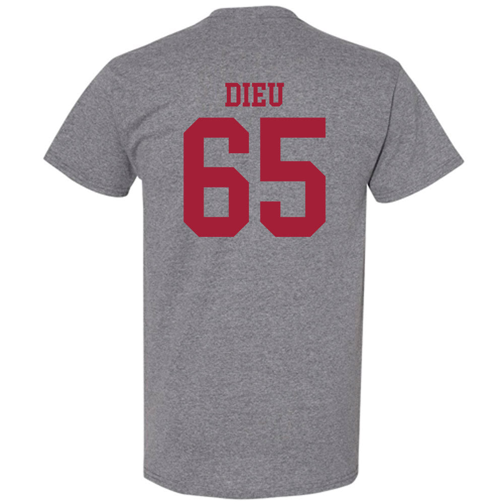 WSU - NCAA Football : Brock Dieu - Classic Fashion Shersey T-Shirt-1