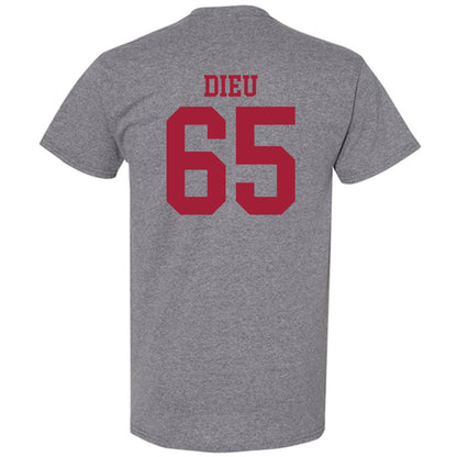 WSU - NCAA Football : Brock Dieu - Classic Fashion Shersey T-Shirt-1