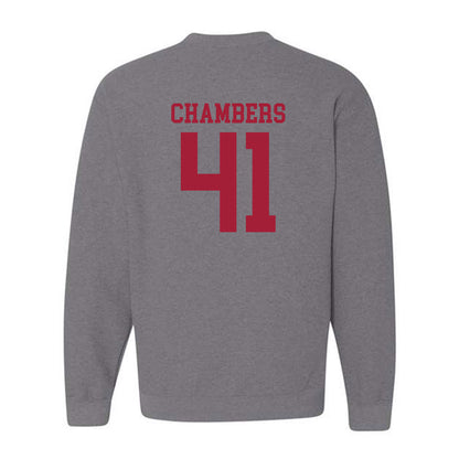 WSU - NCAA Baseball : Bryce Chambers - Classic Fashion Shersey Crewneck Sweatshirt-1