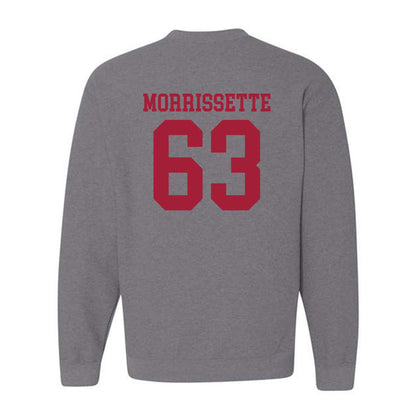 WSU - NCAA Football : Barry Morrissette - Classic Fashion Shersey Crewneck Sweatshirt-1
