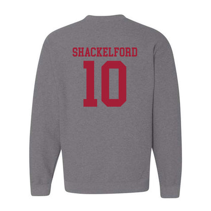 WSU - NCAA Women's Soccer : Audrey Shackelford - Classic Fashion Shersey Crewneck Sweatshirt-1