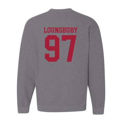 WSU - NCAA Football : Adlai Lounsbury - Classic Fashion Shersey Crewneck Sweatshirt-1