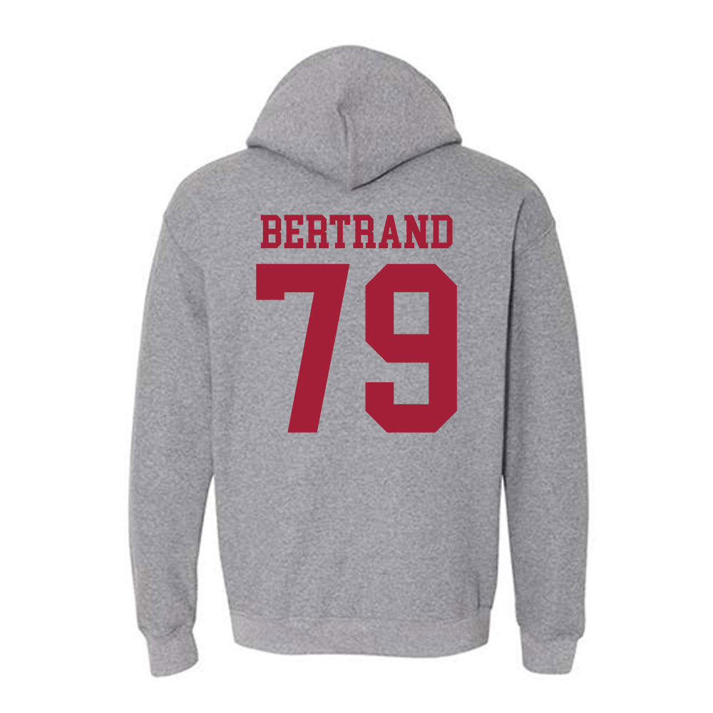 WSU - NCAA Football : Turner Bertrand - Classic Fashion Shersey Hooded Sweatshirt-1