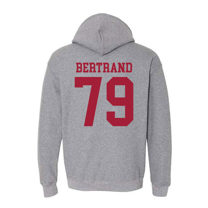 WSU - NCAA Football : Turner Bertrand - Classic Fashion Shersey Hooded Sweatshirt-1