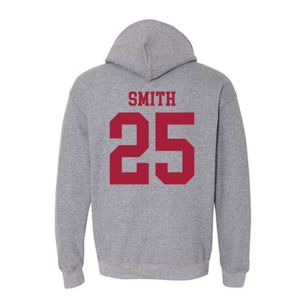 WSU - NCAA Baseball : Griffin Smith - Classic Fashion Shersey Hooded Sweatshirt-1
