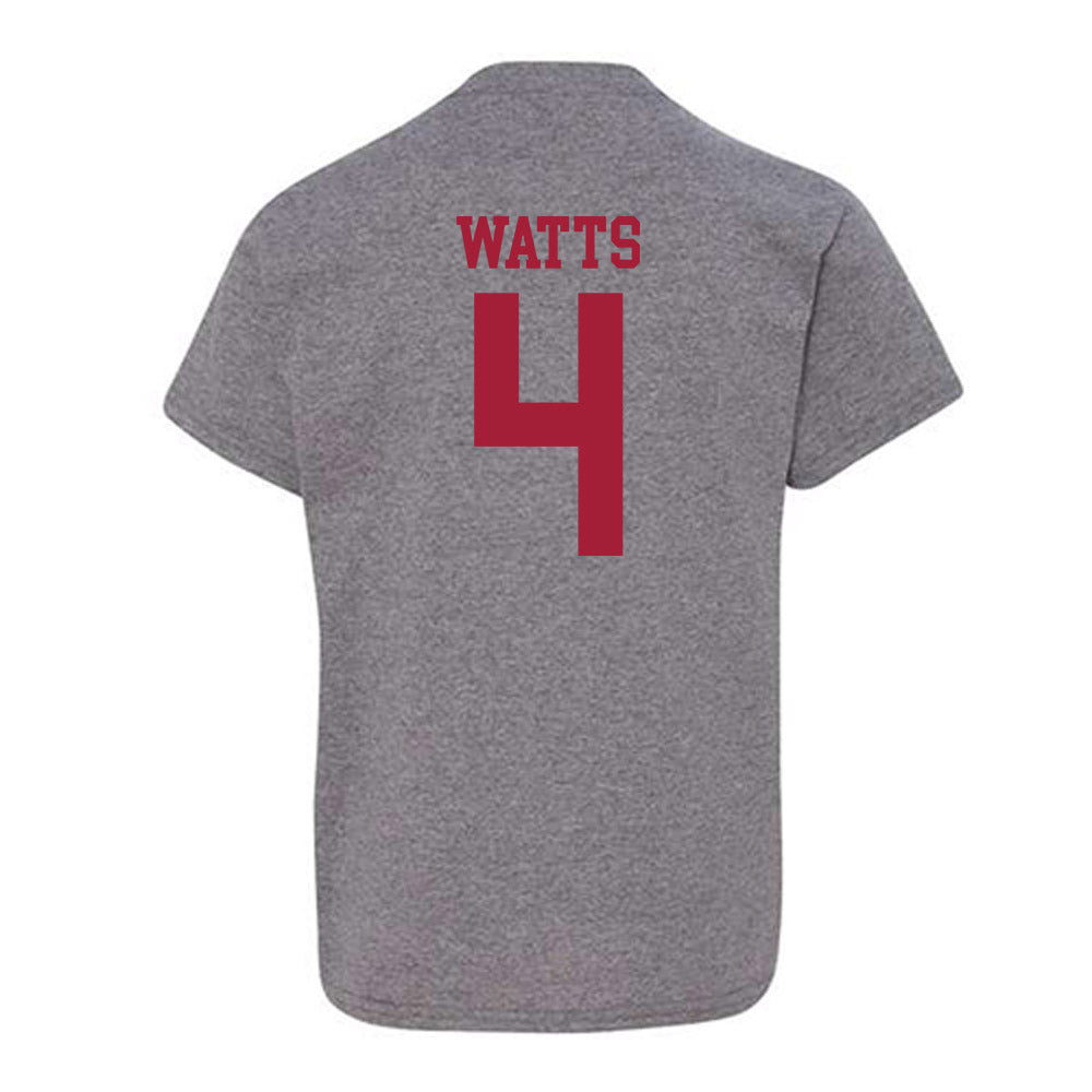 WSU - NCAA Men's Basketball : Lejuan Watts - Classic Fashion Shersey Youth T-Shirt-1