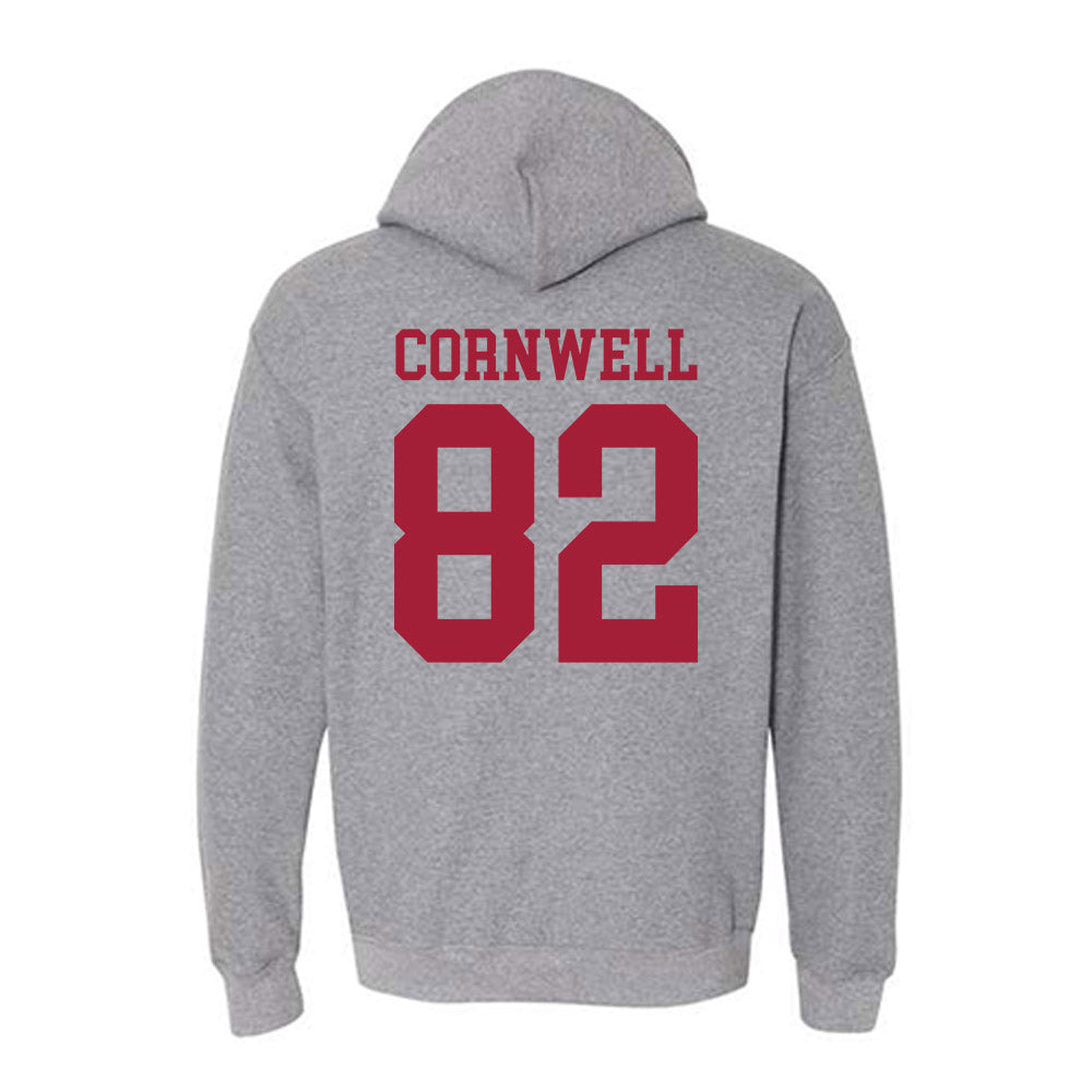 WSU - NCAA Football : Jesiah Cornwell - Classic Fashion Shersey Hooded Sweatshirt-1