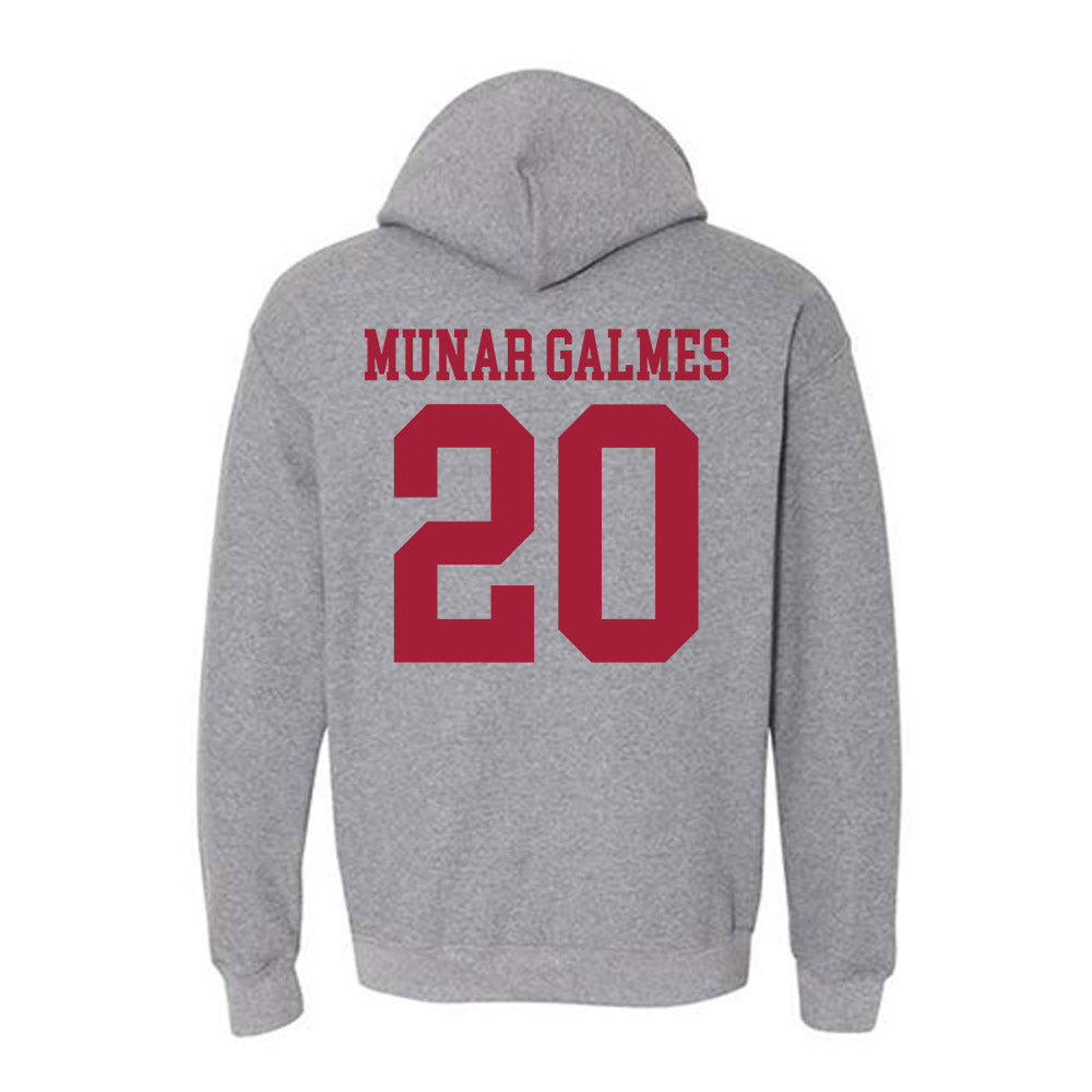 WSU - NCAA Women's Volleyball : Tinons Munar Galmes - Classic Fashion Shersey Hooded Sweatshirt-1