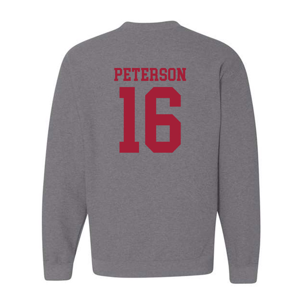 WSU - NCAA Cheerleading : Maya Peterson - Classic Fashion Shersey Crewneck Sweatshirt-1