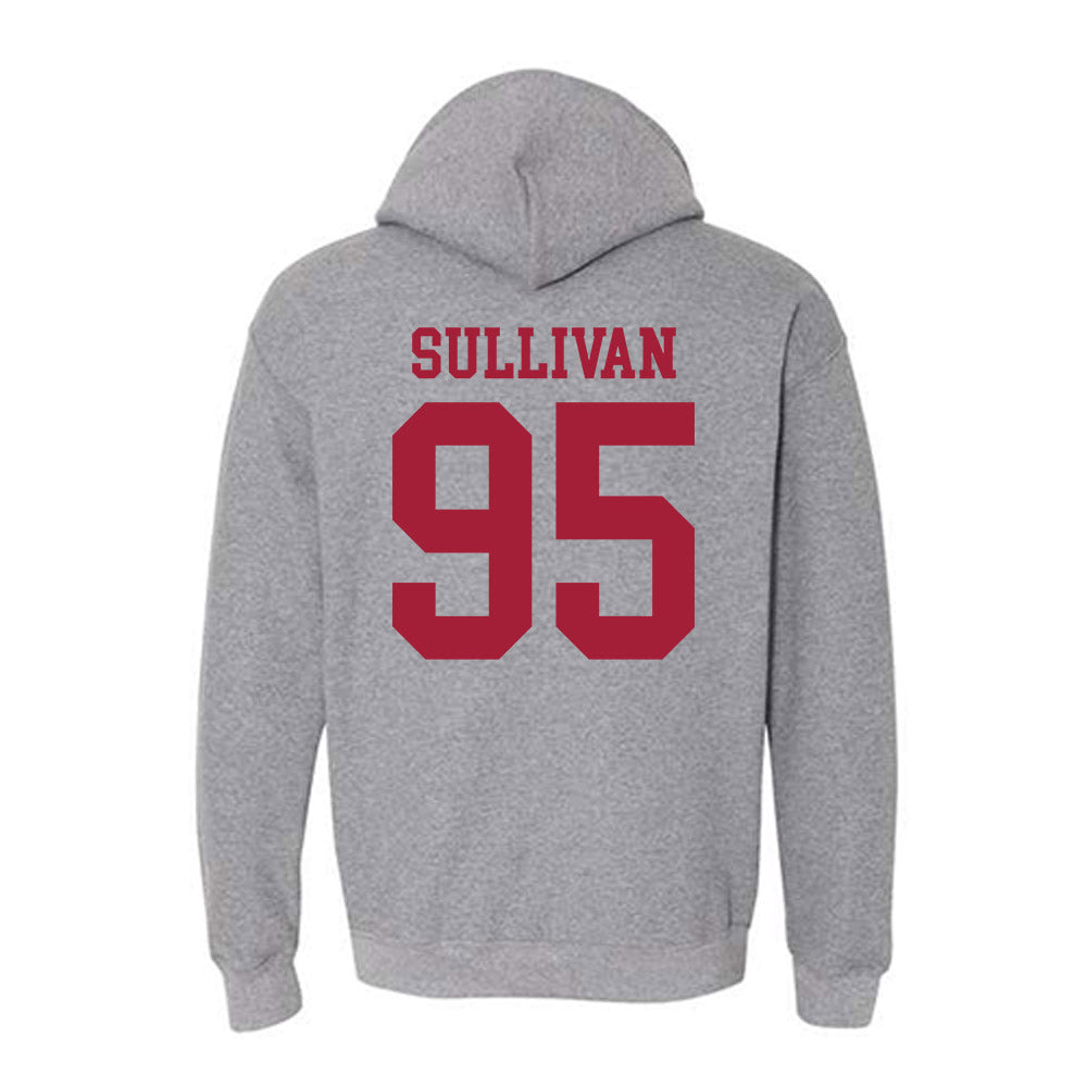 WSU - NCAA Football : Connor Sullivan - Classic Fashion Shersey Hooded Sweatshirt-1