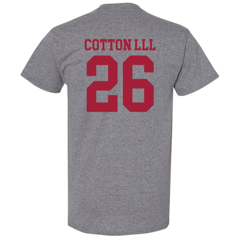 WSU - NCAA Football : Tyrone Cotton lll - Classic Fashion Shersey T-Shirt-1