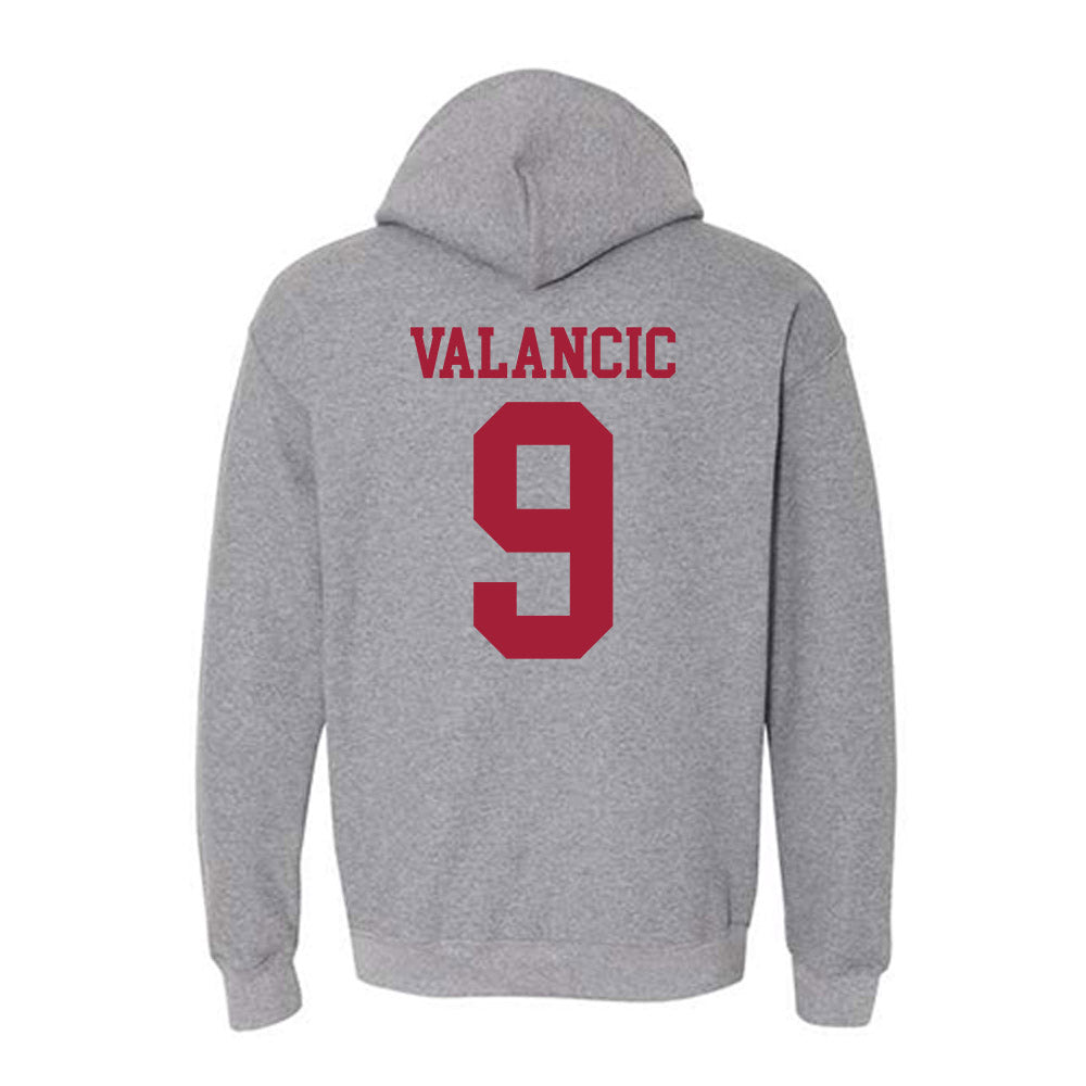 WSU - NCAA Women's Basketball : Tanja Valancic - Classic Fashion Shersey Hooded Sweatshirt-1