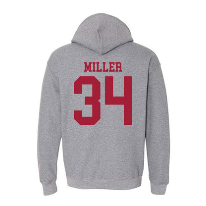 WSU - NCAA Football : Sir Brody Miller - Classic Fashion Shersey Hooded Sweatshirt-1