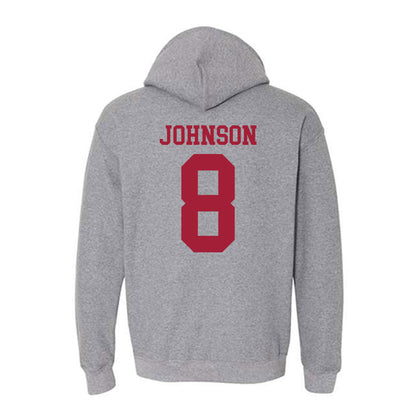 WSU - NCAA Women's Volleyball : Lauren Johnson - Classic Fashion Shersey Hooded Sweatshirt-1