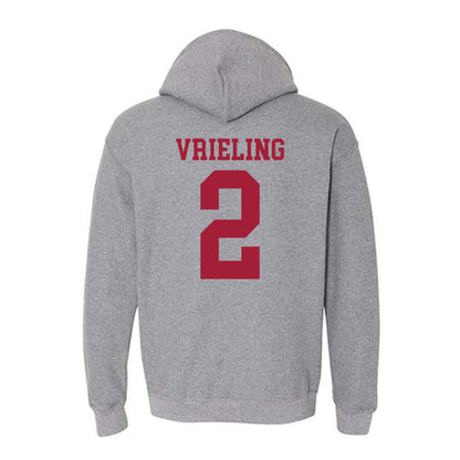 WSU - NCAA Women's Volleyball : Taryn Vrieling - Classic Fashion Shersey Hooded Sweatshirt-1