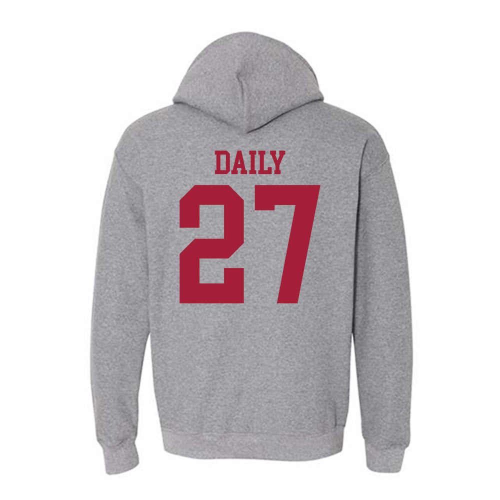 WSU - NCAA Baseball : Lleyton Daily - Classic Fashion Shersey Hooded Sweatshirt-1